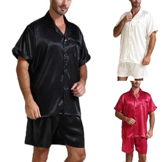 Loungewear abito uomo set pigiama due pezzi lavaggio notturno corto adatto alla pelle