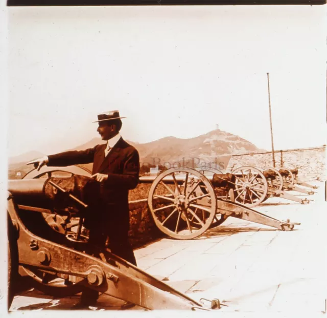 Canon Homme France Photo Stereo PL59L1n19 Glass Plate Vintage c1910
