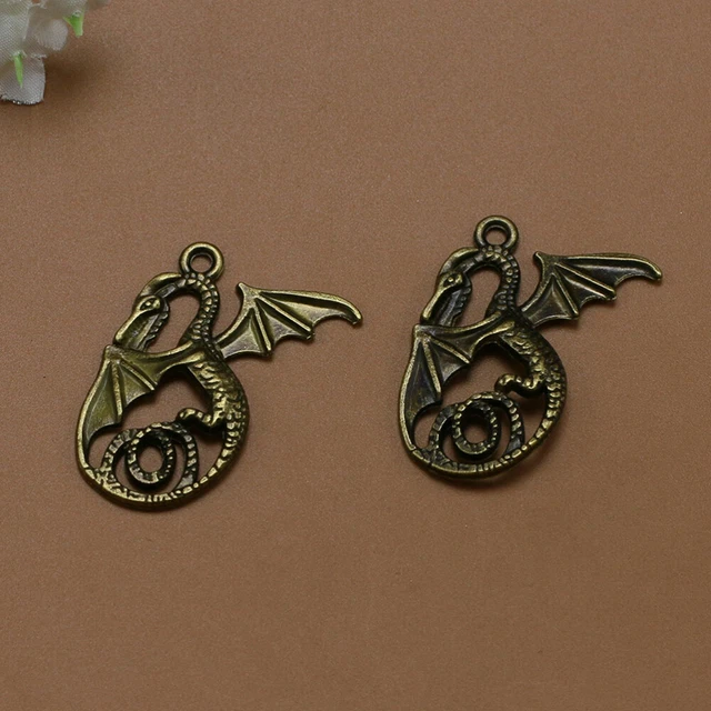 20 Pcs Jewelry Making Pendants Charm Stoppers Bracelets Necklace Pendant Vintage 2