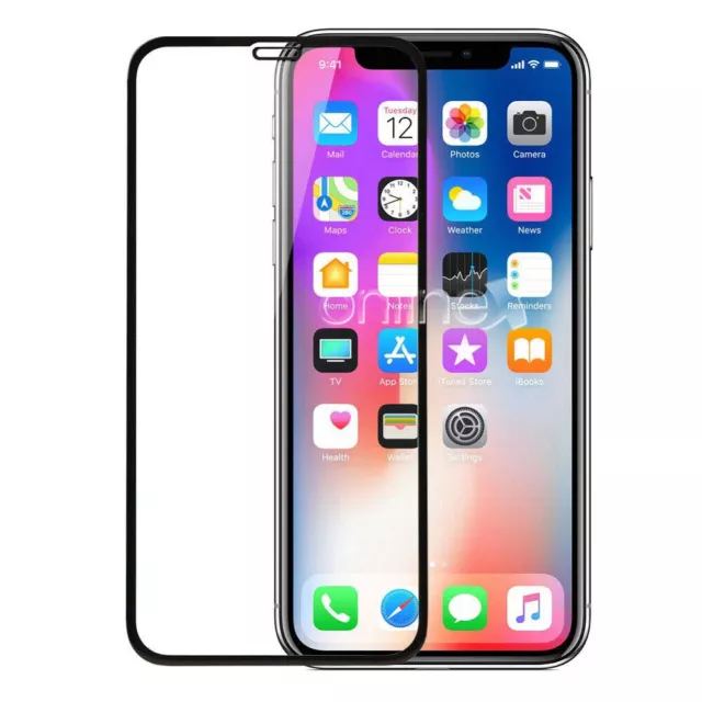 Cristal Templado 3D 5D para IPHONE XS - IPHONE 11 PRO Protector Negro a4290 nt 2