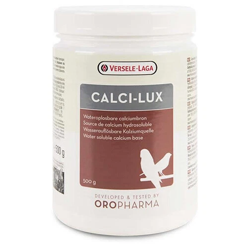 Nobby Orlux Calci-Lux 500G, Comida para Pájaros, Nuevo