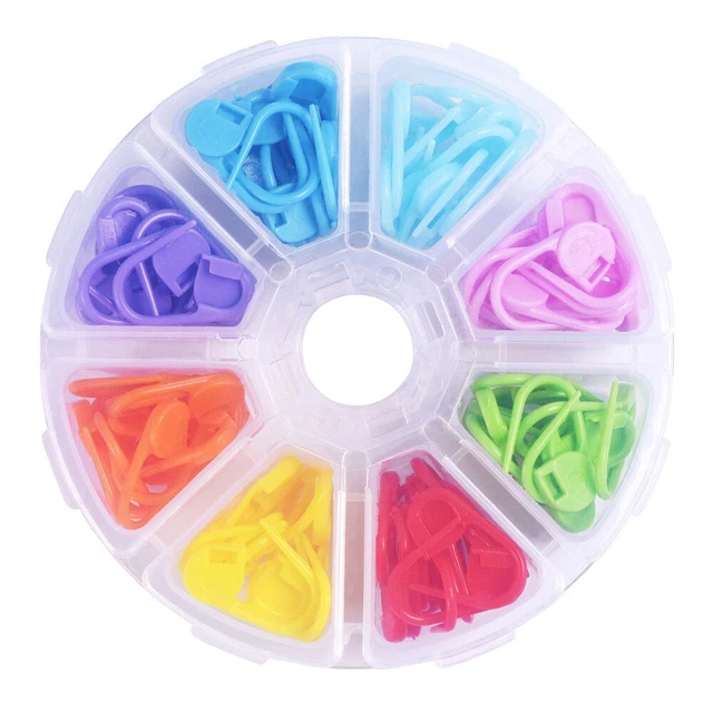 SUNNYCLUE 20 Pcs Marqueurs De Points Tricot Numéros 1-9 - Charmes Émail Mignons Avec Crochet Amovible, Accessoire Couture Et Quilting