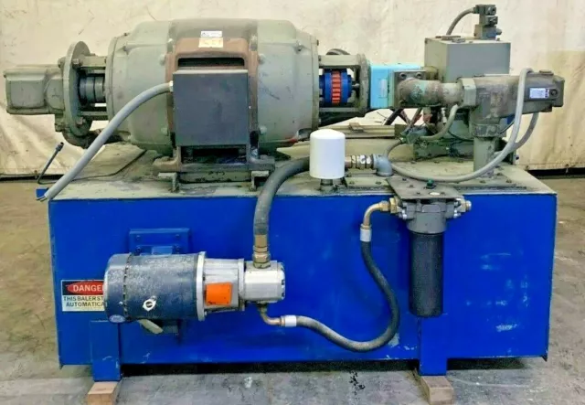 Hydraulic Power Unit 60 Hp Red Band Motor,230/460 Volt 1160 Rpm,390 Gallon Tank,