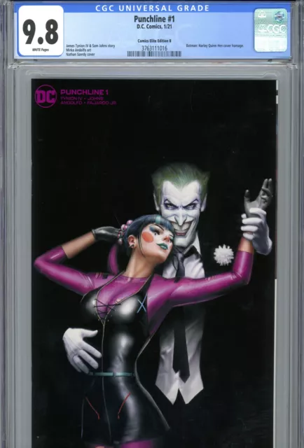 Punchline #1 (2021) DC CGC 9.8 White Szerdy Homage Variant Cover B