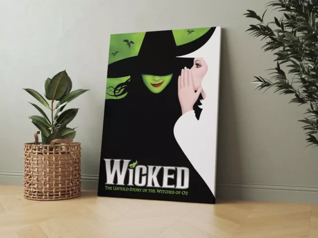 Wicked Broadway Musical - Canvas - Framed or Poster Available