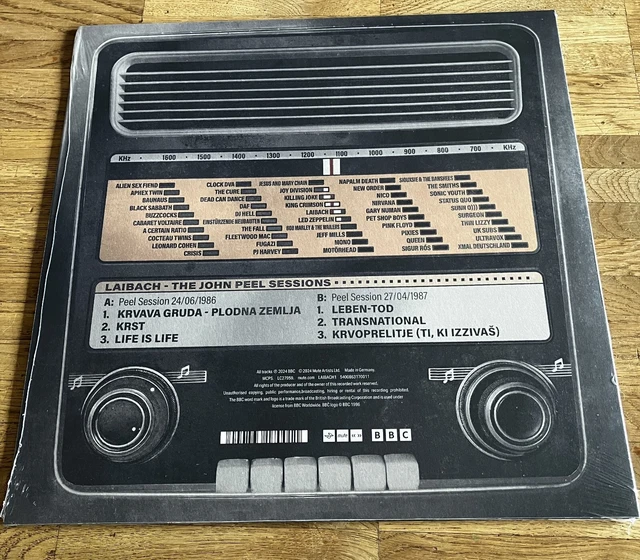 RSD BLACK FRIDAY 2024 LAIBACH The Iconic John Peel Sessions 86+87 (ltd