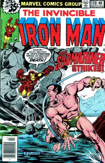 Invincible Iron Man #120 1St Justin Hammer! Bronze Age Marvel Comics 1979! Nr!