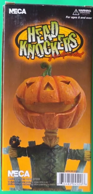 Vintage Retired Neca HALLOWEEN PUMPKINHEAD Head Knockers Bobble-Head Mint In Box