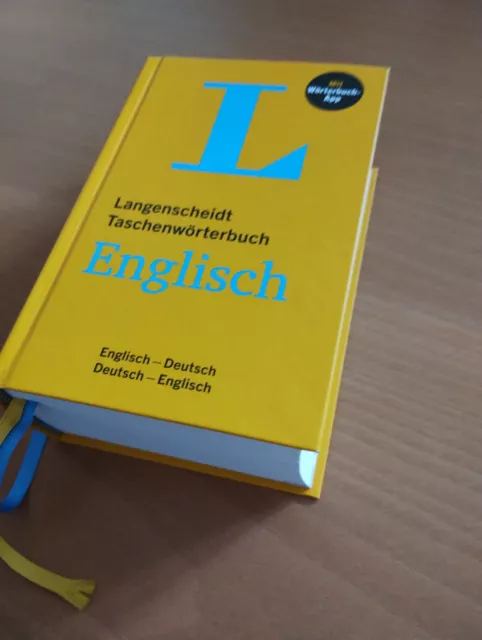 Langenscheidt Taschenwörterbuch, Englisch/Deutsch