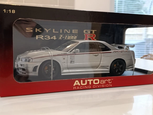 1⁄18 AUTOart Nissan Skyline GT-R GTR R32 Group A (Black) Car Model
