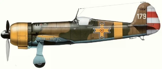 IAR 80 WWII Romanian Monoplane Fighter Airplane Mahogany Wood Model Large New
