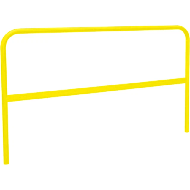 RoofZone Universal Guardrail- Yellow 5ftL x 42inH Model# 70760
