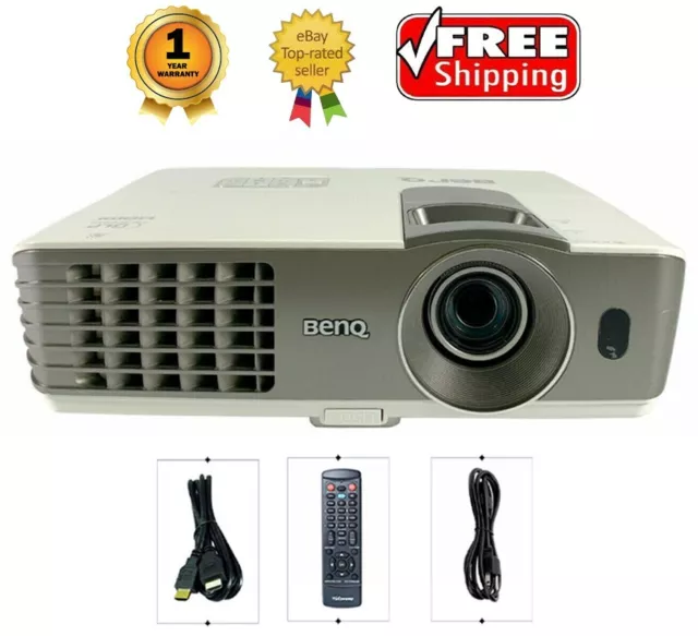 BenQ MX710 3D DLP Projector 2700 Lumens HD 1080p HDMI 3D movies games, bundle