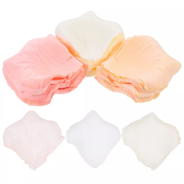 300 Pcs Rose Petal Silk Cloth Dried Flower Petals Wedding Decoration