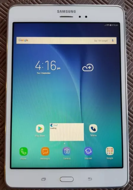SAMSUNG GALAXY TAB A6 SM T .1  GB   White Tablet WIFI