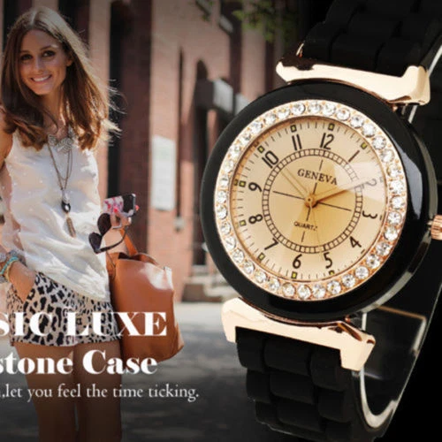 Set Montre Et Bracelet Adriano Celeti Femme - Rose Pâle, Mouvement Quartz, Neuf En Boîte