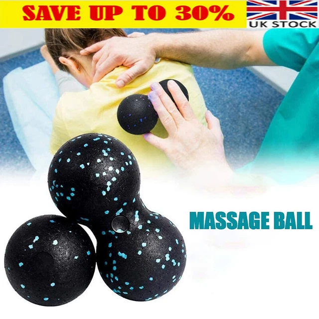 SHIP Peanut Fitness Self Massage Yoga Ball Lacrosse Double Mobility Balls Selu