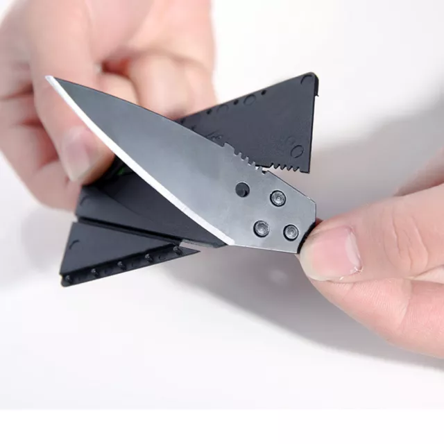 CREDIT CARD KNIFE Tactical Cardsharp Wallet Folding Pocket Micro Knives  Gift