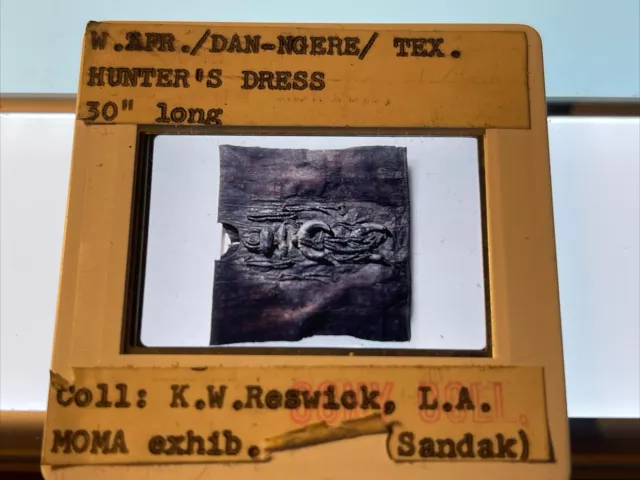 Dan Konor “Hunter’s Dress” Ivory Coast African Tribal Art 35mm Slide