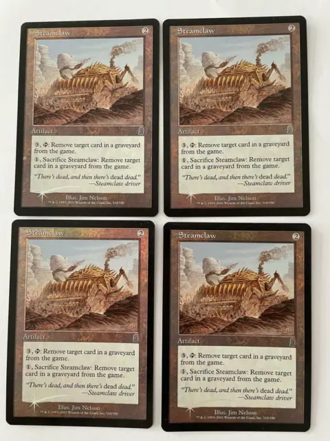 Mtg 4X Foil Odyssey Steamclaw Nm Magic The Gathering Artifact Uncommon English