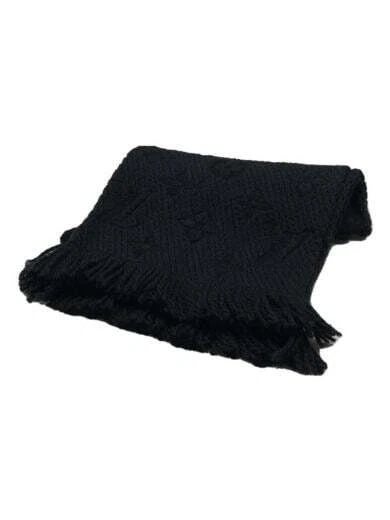 HERMES Escharp Logomania Monogram BLK Wool BLK Men s M72431