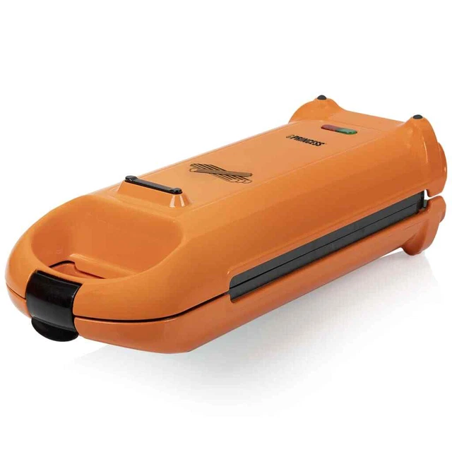Princess Churros Maker Flip 700 W Orange Waffeleise Sandwichmaker Elektrogrill P