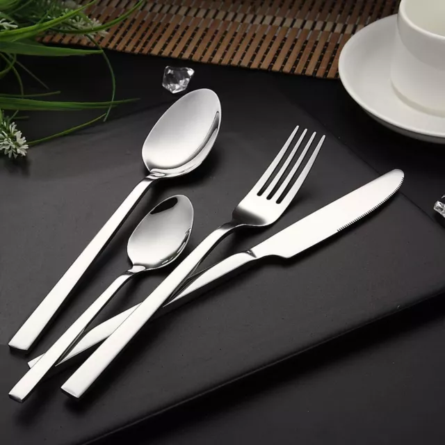 16 Piece Cutlery Set Dishwasher Safe Stainless Steel Solid Forged Steel NEW