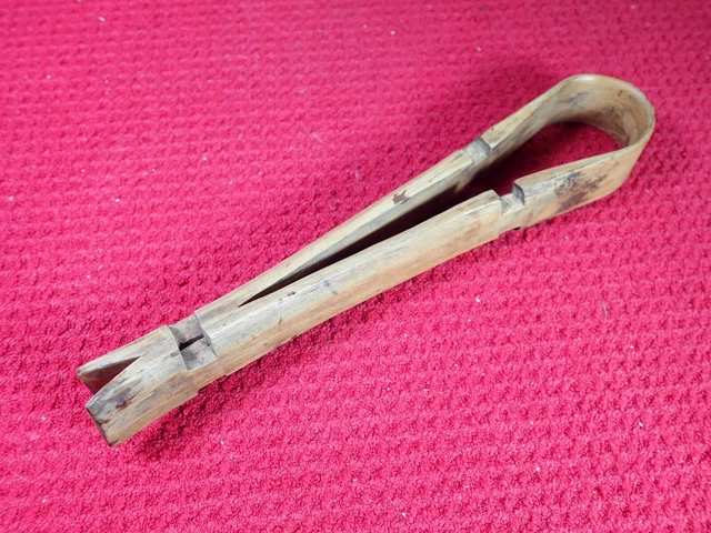 Antique Vintage Wood Grain Flail Spinner Part Farm Tool