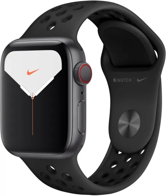 Apple Watch Series 5 Nike+ GPS + LTE 44mm Space Grau (MX3F2FD/A)
