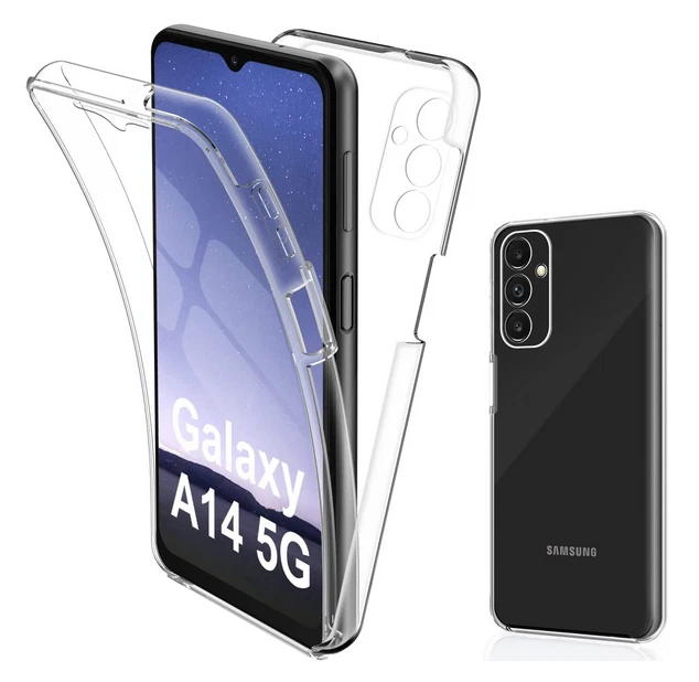 Coque pour Samsung Galaxy A14 5G - housse etui silicone gel 360 integrale + film Coque pour Samsung Galaxy A14 5G - housse etui silicone gel 360 integrale + film