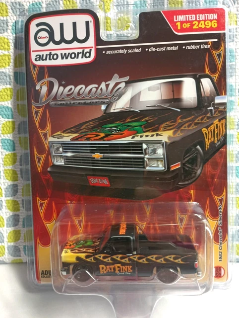 オートワールド SILVERADO LOW RIDER - RAT FINK オートワールド