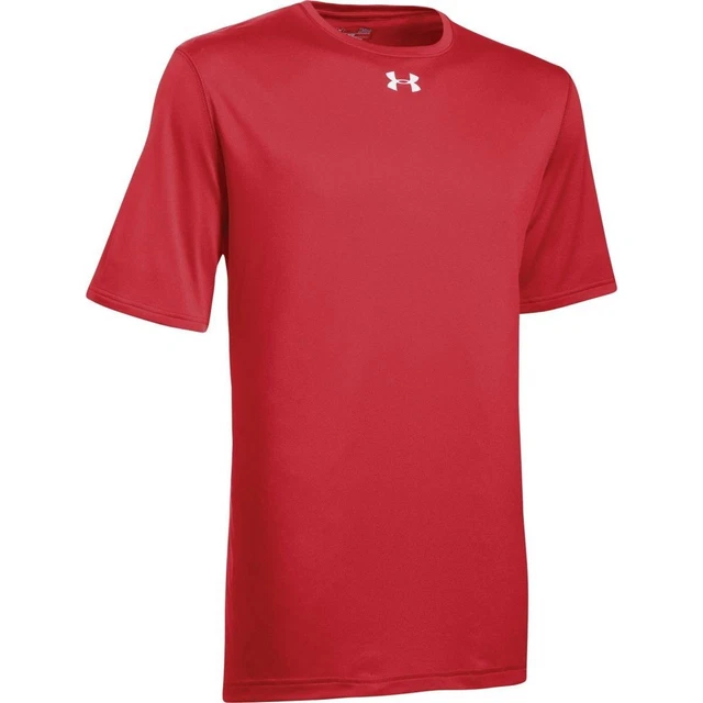 Under Armour Men's Locker 2.0 Shirt RED | SILVER LG