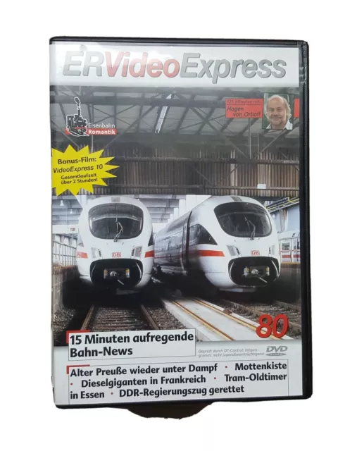 DVD Eisenbahn  ER Video Express 80 alter Preusse wieder unter Dampf DDR Regierun
