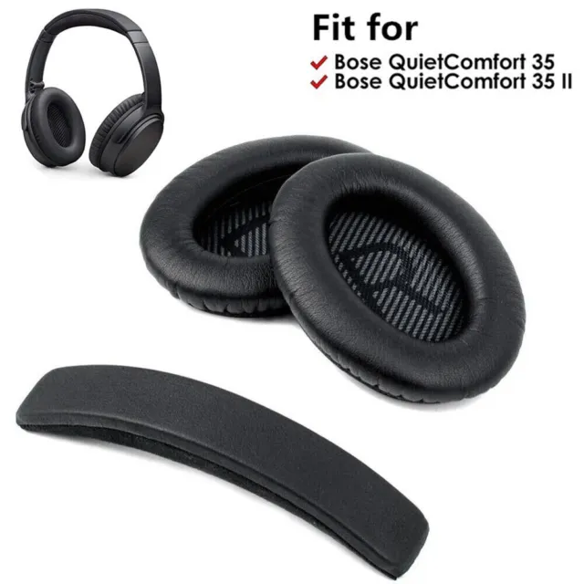 Replacement Ear Pads Soft Cushions for Bose Quiet Comfort 35 QC35 II/I 25 15 AE2