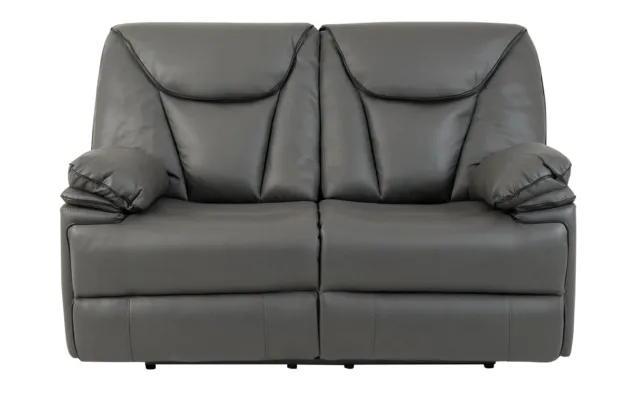 ScS Sofa 2 Seater Static High Back Felix Tuscany Dark Grey RRP £1459
