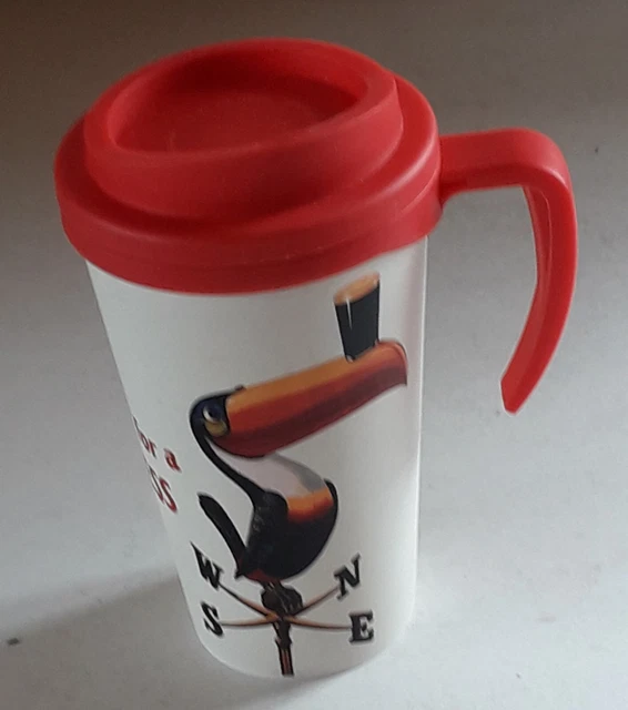 GUINNESS TOUCAN TRAVEL Coffee/ Tea Mug With Lid Good Condition. £8.99