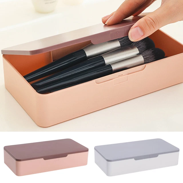 Scatola spazzola trucco multifunzionale stile giapponese con specchio perfetta per la bellezza