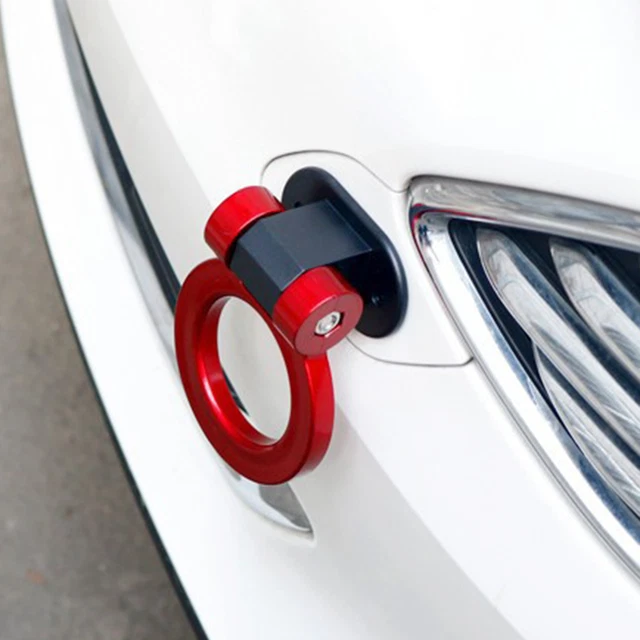 Gancio per rimorchio anello da corsa ABS anello da corsa gancio di traino colorato