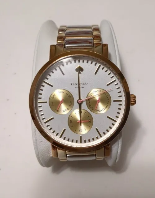 kate spade Gramercy Chronograph two tone watch