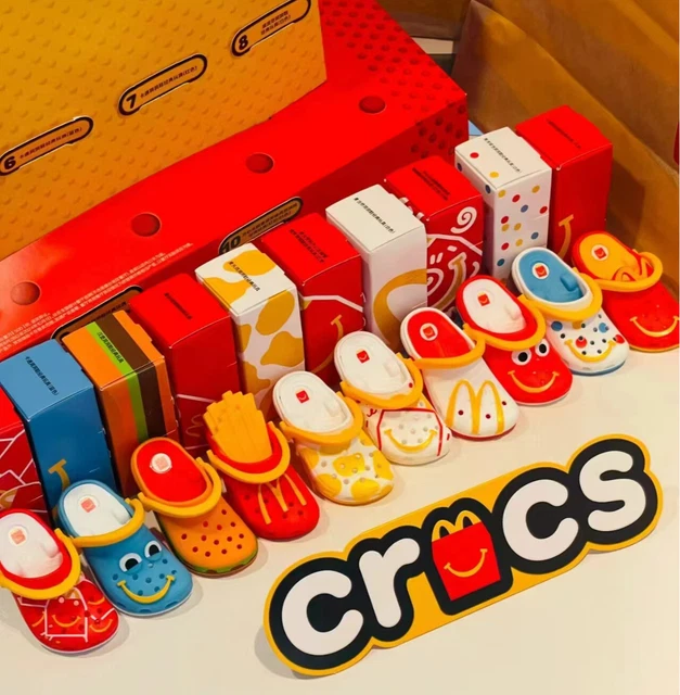 2024 MCDONALD'S MINI Crocs Keychain Happy Meal Toys or Set New Gift Kid