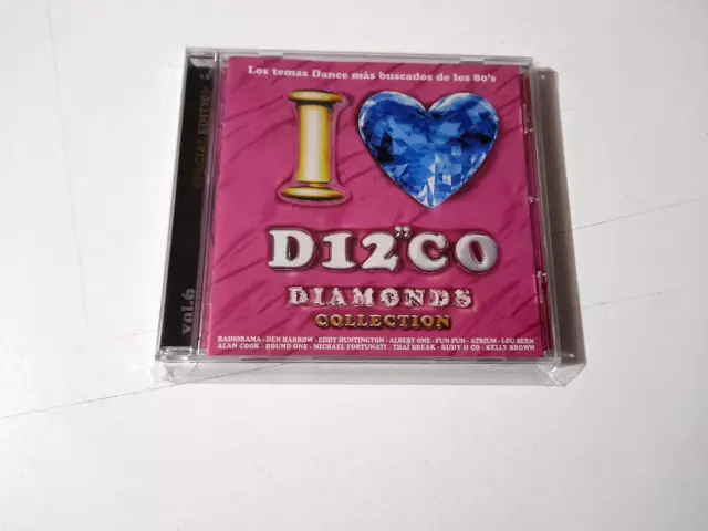 Cd "I Love Disco Diamonds Collection Vol 6" Cd 13 Tracks Extended Versions 12"