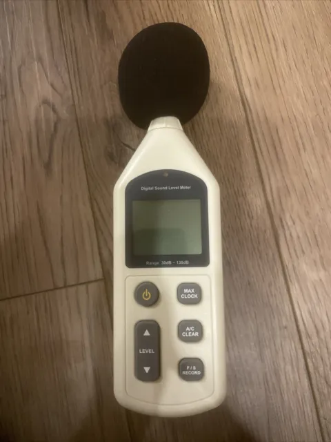Digital Sound Pressure Tester Level Meter 30~130dB Decibel Noise Measurement