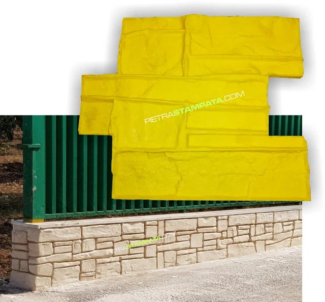 CONCRETE VERTICAL STAMP Mats Decorative Concrete Walls Veneer Stone