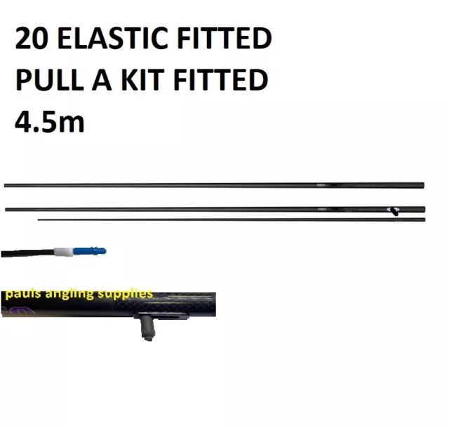 MARGIN HIT / Hold Carp Power Fishing Pole Size 20 Elastic Fitted to Puller  Kit £57.74 - PicClick UK