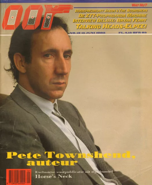 MAGAZINE OOR 1985 nr. 12 - PETE TOWNSHEND (COVER )/ BRYAN FERRY / PROPAGANDA