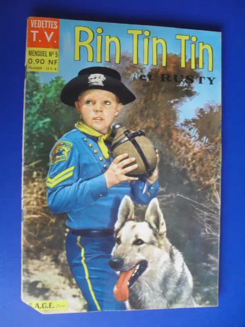 rintintin et Rusty Vedettes Tv N°5 1960