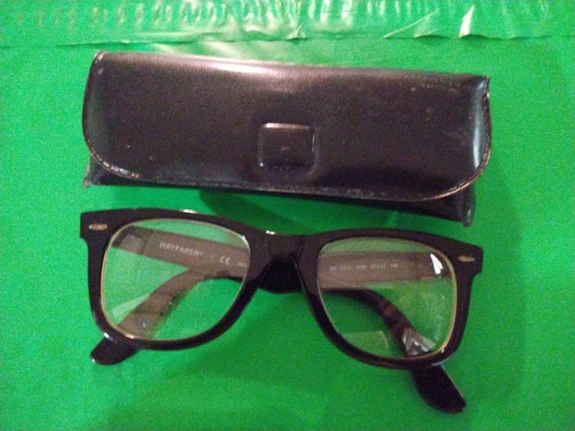 Military Issue Ray Ban Wayfarer Glasses With Case Military Issue Ray Ban Wayfarer Glasses With Case