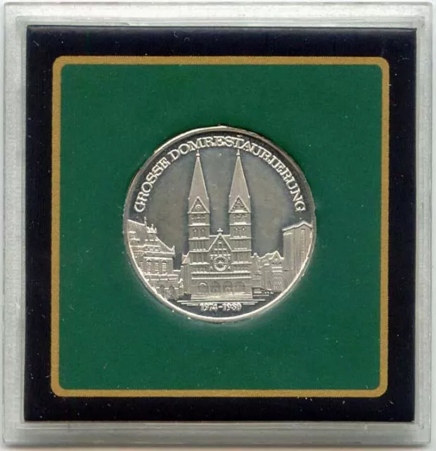 Medaille von Bremen : Grosse Domrestaurierung 1974-1980 - Stiftung Bremer Dom