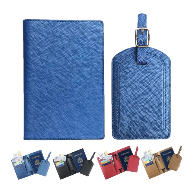 Passport Bags for Travel Leather Passport Wallet Business Cash Holder Passport