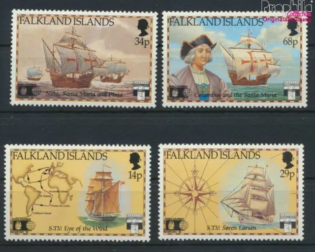 Briefmarken Falklandinseln 1991 Mi 548-551 (kompl.Ausg.) postfrisch Schiff(94380